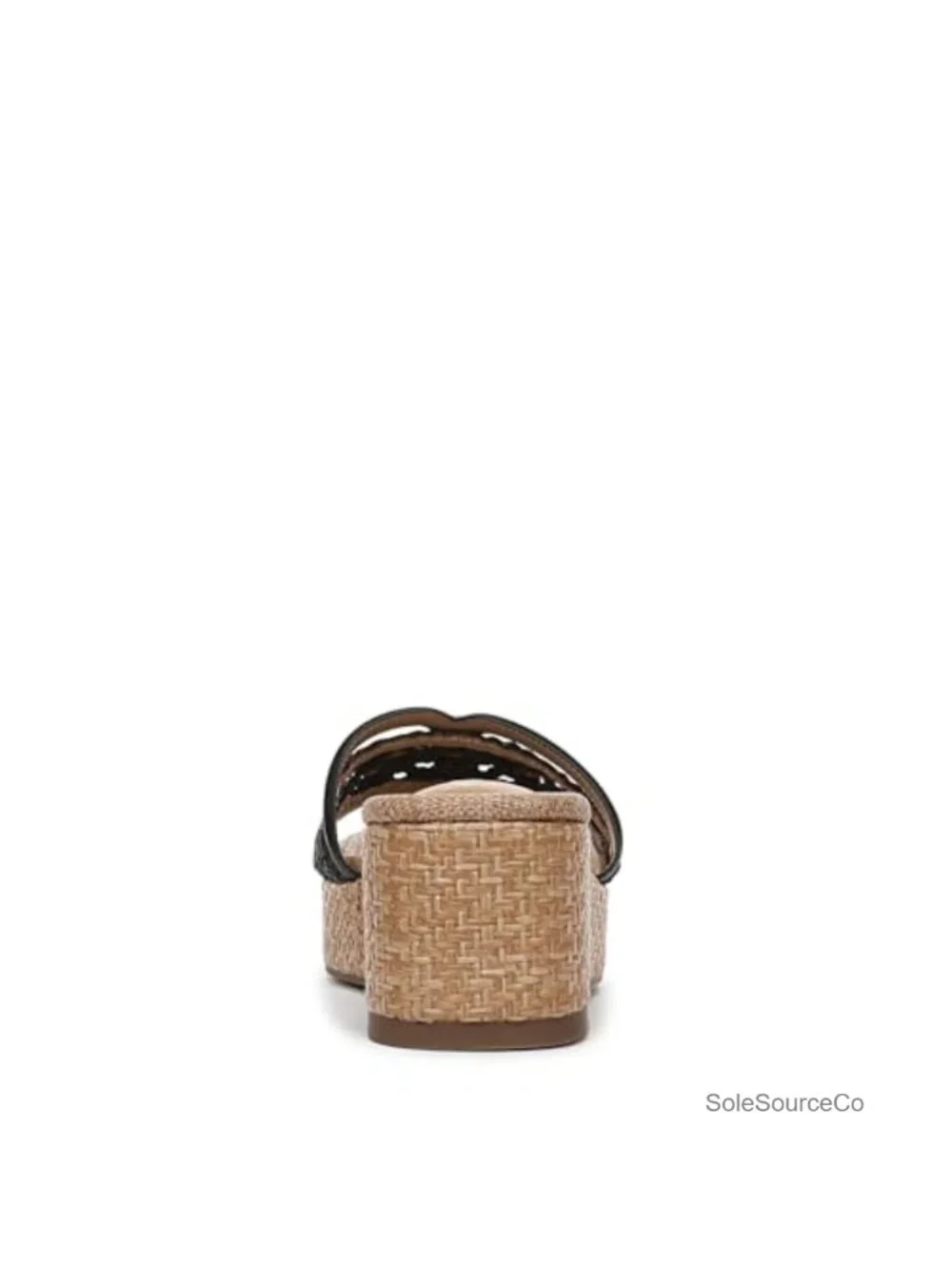 Espadrille Platform Sandal Square Toe Slip-On Wedge Heel
